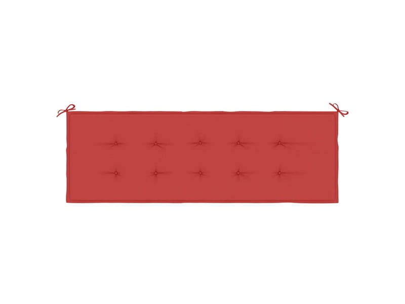  Coussin de banc de jardin, coussin d'assise rouge 150x50x3 cm tissu oxford cf52799  - Conforama D