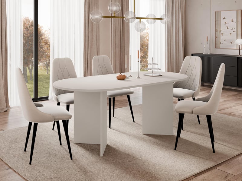  Table comfivo fungus, stratifié, stratifié, 75x90x185cm  - Conforama D