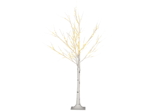 Arbre lumineux led - décoration lumineuse blanc chaud - 72 leds - usage intérieur - 120 cm - décoration de noël chambre maison blanc