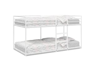 Lit simple 90x200 cm    coloris blanc