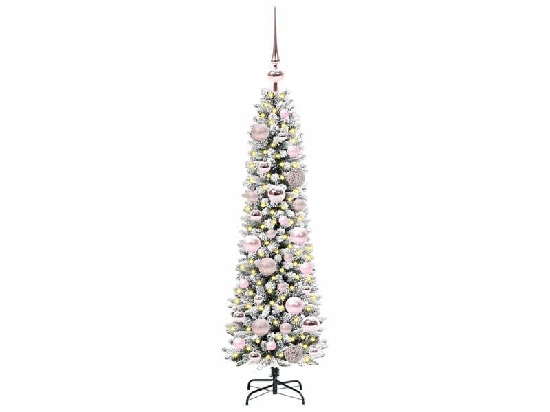 Sapin de noël artificiel, arbre de noël blanc 120 cm pvc, métal et plastique shl5596 - Conforama C