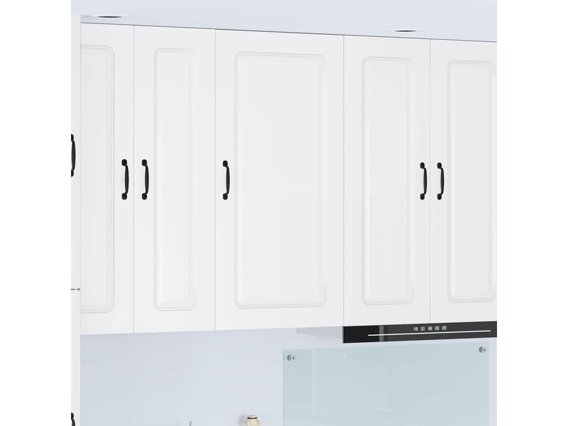  Meuble mural de cuisine | armoire de cuisine blanc brillant shl8633  - Conforama B