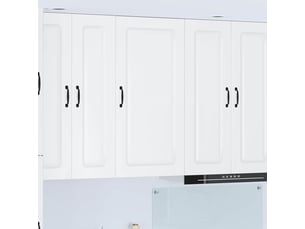 Meuble mural de cuisine | armoire de cuisine blanc brillant shl8633
