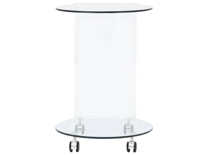  Table basse - table de salon - table à thé 45x40x58 cm verre trempé  - Conforama C