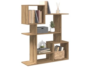 Étagère de rangement, étagère séparatrice de pièce chêne artisanal 92x29x112 cm