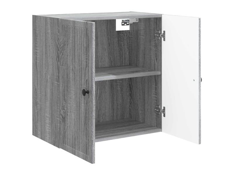  Armoire murale salon, meuble de rangement sonoma gris 59x31x60 cm bois d'ingénierie shl57  - Conforama C