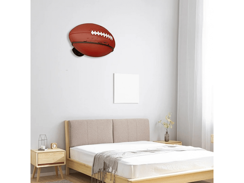 Support mural pour ballons, stable, polyvalent, peu encombrant, pour basket-ball, football, volley-ball, rugby - Conforama B