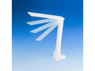 Lampe de chevet pliable avec veilleuse, variateur tactile – 3 modes de couleur, protection oculaire, pour lecture et étude-blanc