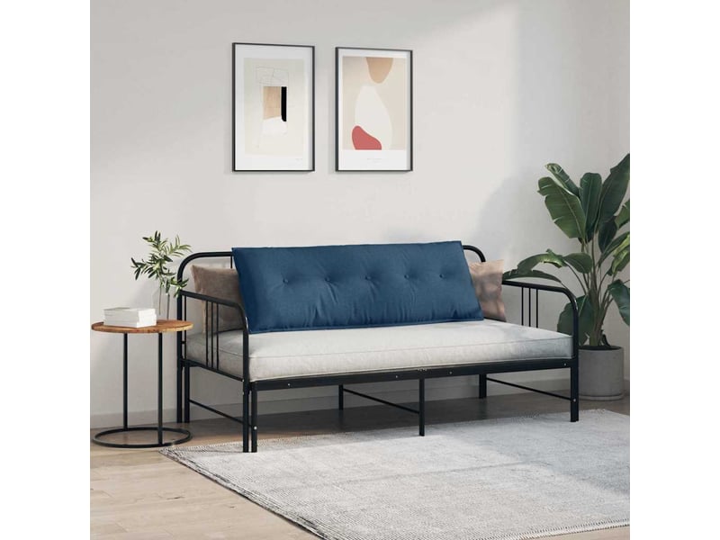 Coussin de dos, coussin de dossier bleu 140 x 19 x 50 cm tissu cf54510 - Conforama D