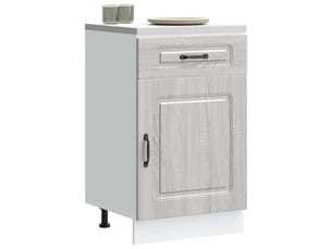 Meuble de rangement, armoire de cuisine kalmar sonoma gris bois d'ingénierie shl7979