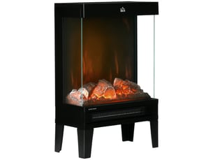 Cheminée électrique avec effet flamme led réglable, 1000 w2000 w, pour 15 à 20 m²