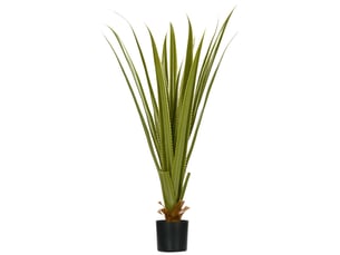 Plante artificielle type agave en pot hauteur 90 cm, 16 feuilles, interieur extérieur, grand réalisme