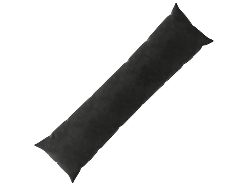 Coussin avec oreiller, coussin décoratifs heerlen noir 40 x 145 cm velours cf50970 - Conforama A