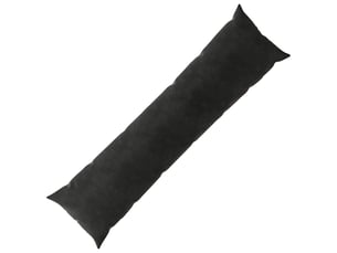 Coussin avec oreiller, coussin décoratifs heerlen noir 40 x 145 cm velours cf50970