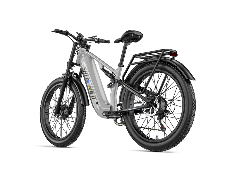 Vélo électrique tout-terrain shengmilo s600pro , double moteur, 48v 25ah, gris - Conforama E
