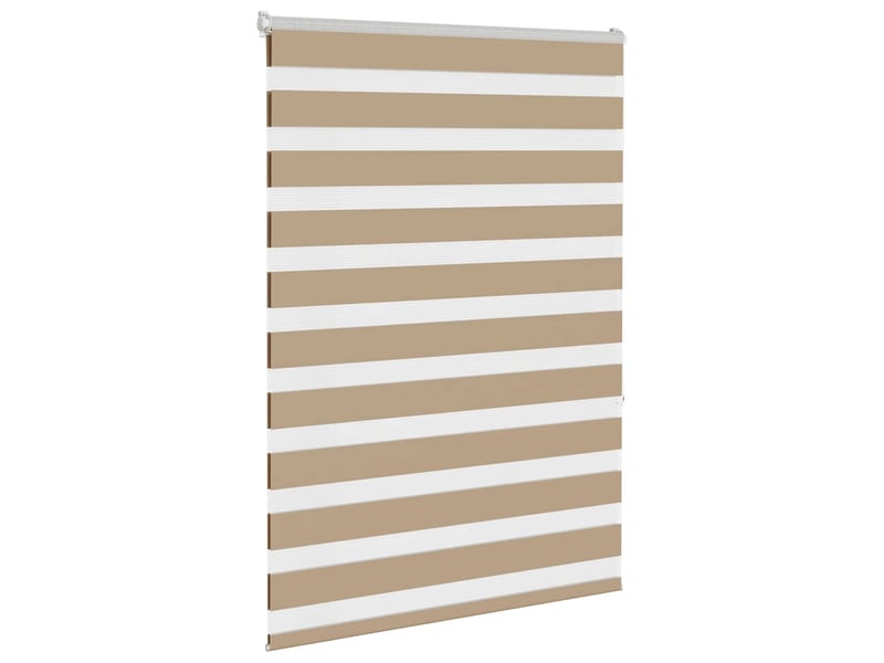  Store zèbre, store de fenêtre marron sable largeur du tissu 100,9cm polyester cf48749  - Conforama C