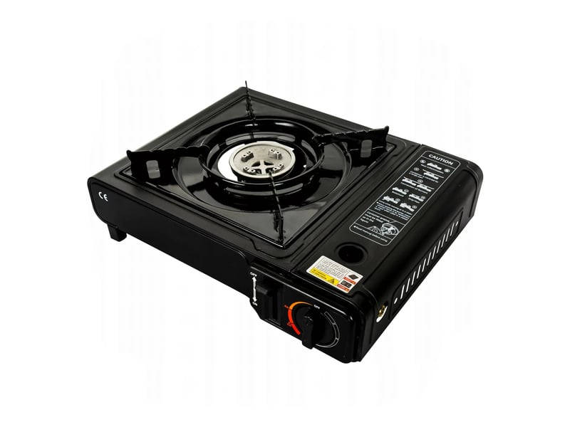  Kit réchaud camping portable 2 en 1 à gaz 2500 w  - Conforama D
