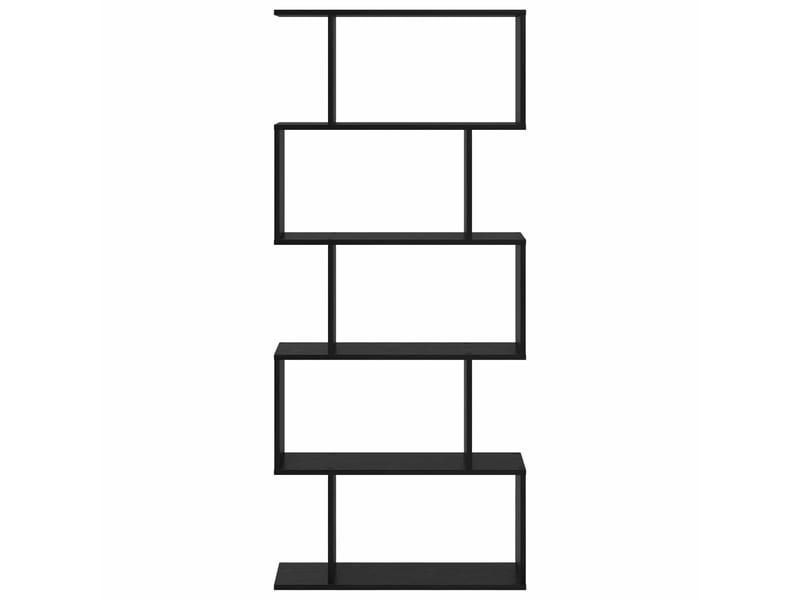 Bibliothèque 5 niveaux, armoire à livres 70 x 24 x 161 cm bois d'ingénierie - Conforama E