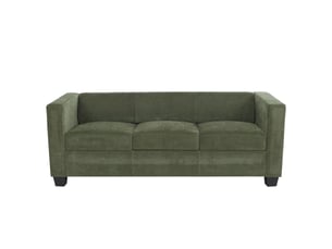 Canapé 3 places lille, canapé lounge 3 places, suspension nosag, tissuchenille (260 gm²) 190 cm - vert