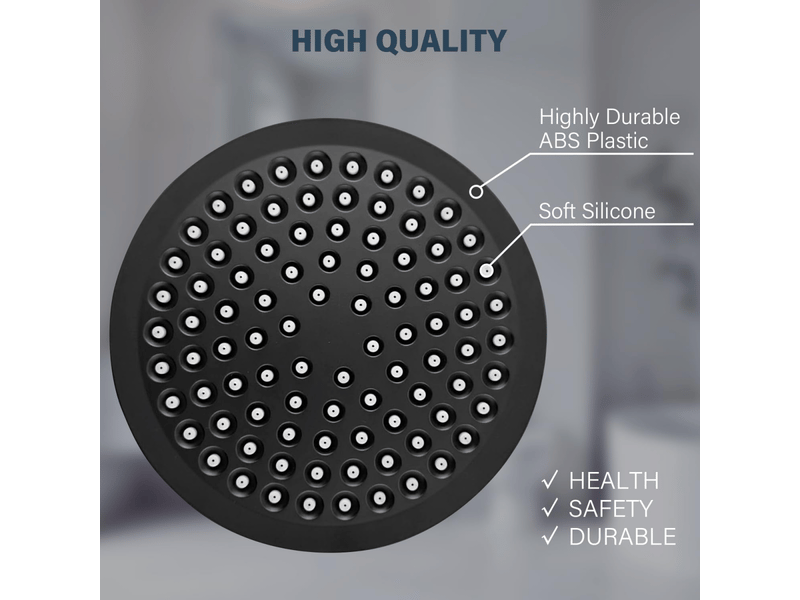 Pommeau de douche anticalcaire, pommeau de douche haute pression, pommeau de douche fixe, pommeau de douche pluie à économie d'eau, pommeau de do  - Conforama D
