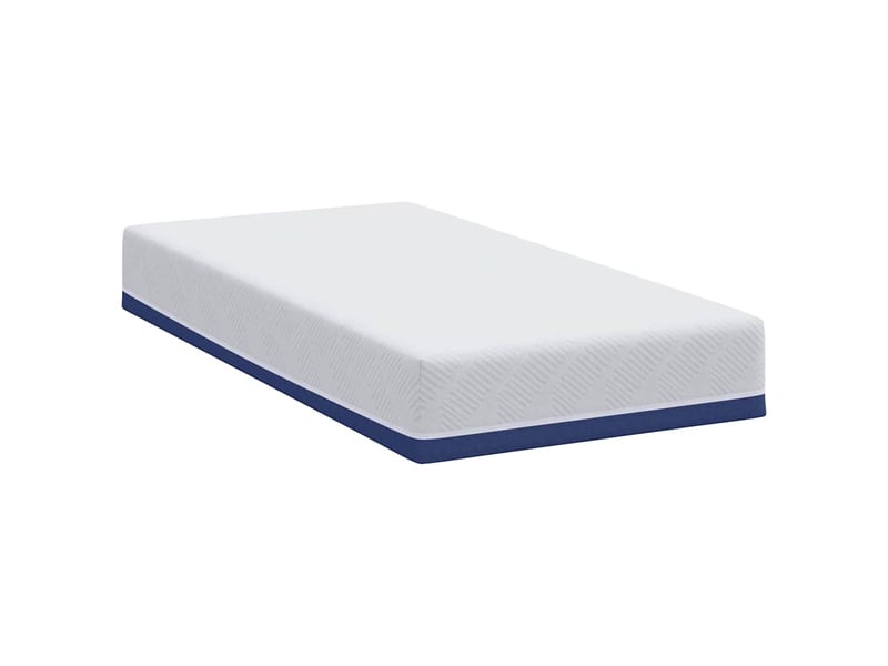  Matelas confort blanc et bleu 80x160 cm tissu jacquard  - Conforama E