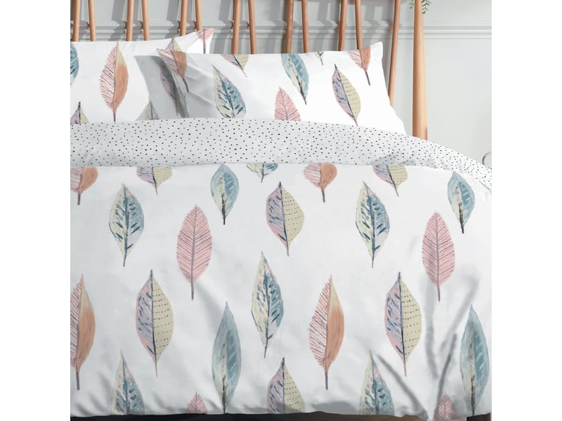  Parure de lit 220x240 cm coton flynn PD25474 - Conforama B