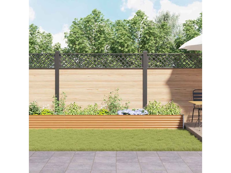  Jardinière - bac à fleurs surélevée marron clair 485 x 50 x 36 cm  - Conforama D