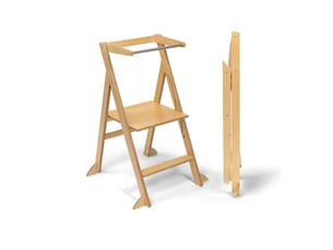 Tour d'apprentissage pliable « step'n'fold », bois, avec support supplémentaire