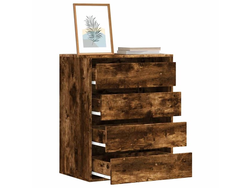  Commode chambre adulte, commode d'angle vieux bois 60x41x76 cm bois d'ingénierie  - Conforama B