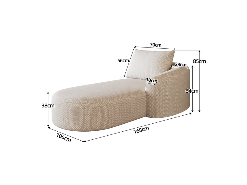  Canapé convertible blanc 2 places, petit canapé lit couchage droit, sofa moderne pour petit salon 168cm  - Conforama C