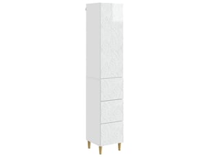 Armoire     <strong></strong> <strong></strong> coloris blanc largeur 33 cm