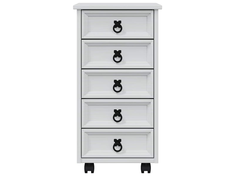  Caisson roulant de bureau avec tiroirs corona blanc shl4260  - Conforama D