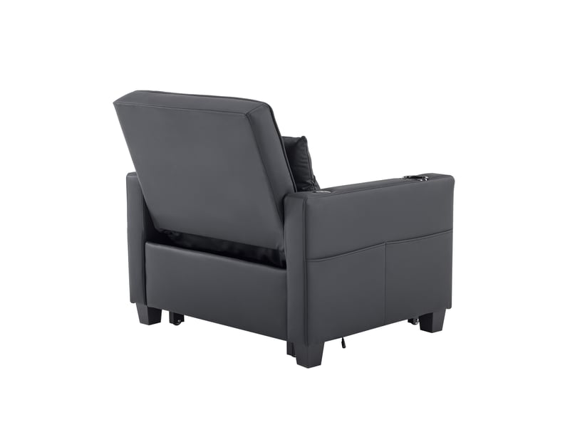  Canapé-lit 3-en-1 extensible  avec porte-gobelets et usb, gain de place, petits espaces  - Conforama D