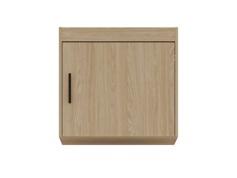  Surmeuble armoire storicos 1 porte chêne huilé 60x55x53 cm Storicos - Conforama D
