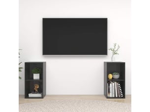 Meuble tv coloris gris  <strong></strong>  <strong></strong>