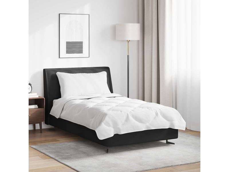  Ensemble de duvet avec oreiller 2 pièces - couette blanc microfibre  - Conforama B