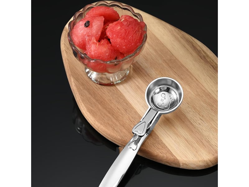  Petite cuillère à biscuits, cuillère à crème glacée, boule de melons et biscuits, déclencheur melons baller good grips antidérapant libération rapide  - Conforama C