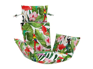 Coussin pour balançoire de chaise d'œuf, coussin d'intérieur et d'extérieur adirondack putten 100 % polyester multicolore cf50071