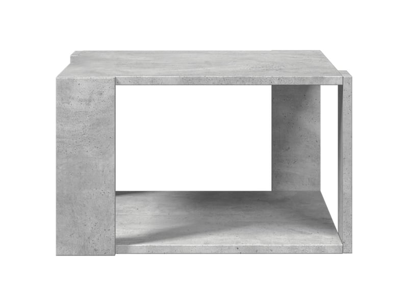  Table basse | table de salon gris béton 51,5x51,5x30 cm bois d'ingénierie  - Conforama D