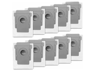 Enowelir paquet de 10 sacs d'aspirateur compatibles avec irobot roomba i et s series pour i7 i8 i3 i4 i6 i17 s9