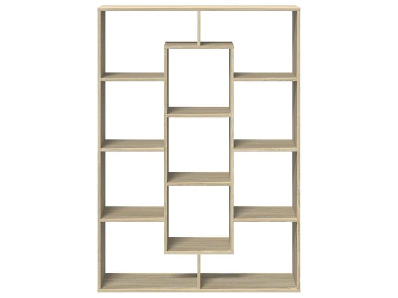  Bibliothèque, meuble de rangement salon chêne sonoma 102x29x143 cm bois d'ingénierie  - Conforama D