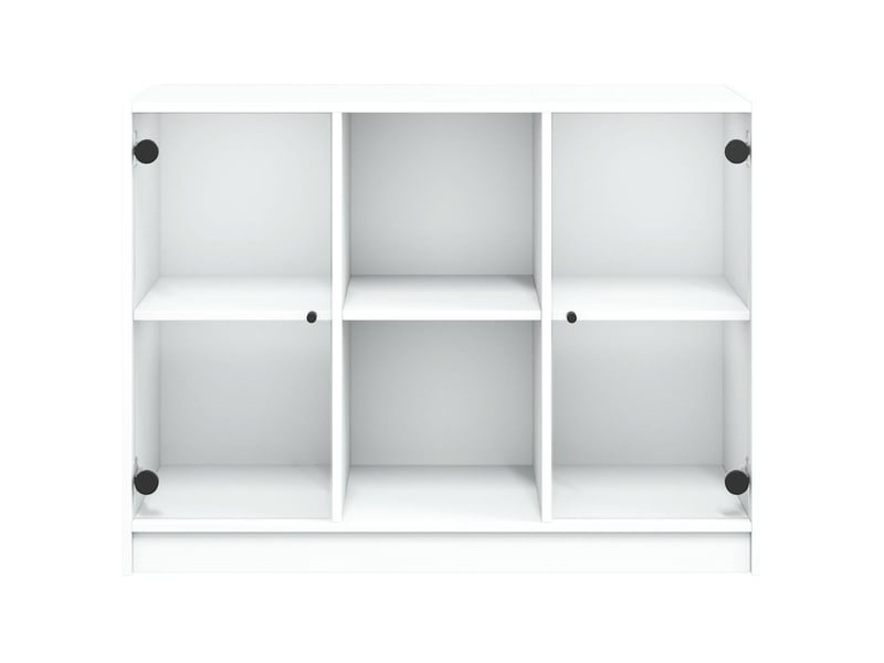  Buffet - bahut - meuble de rangement blanc 102x37x75,5 cm bois d'ingénierie  - Conforama D
