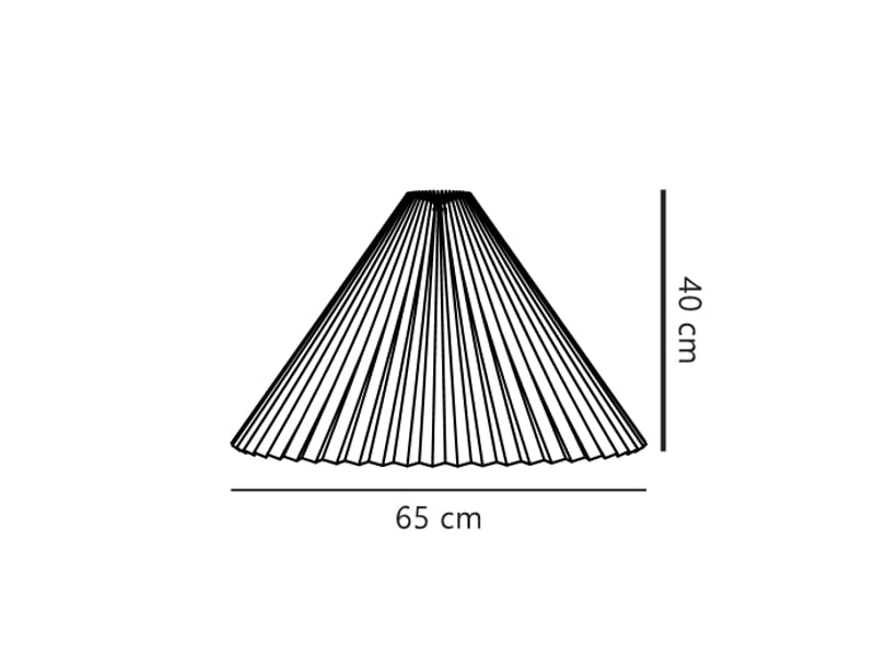  Abat-jour belloy big 65 papier blanc , h. 40 - ip20 nordlux intérieur 2612173201 - Conforama E