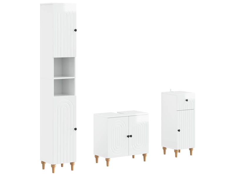 Ensemble de meuble de salle de bain 3 pièces alkmaar cf63285 - Conforama A