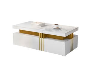 Table basse  coloris blanc <strong></strong> <strong></strong>