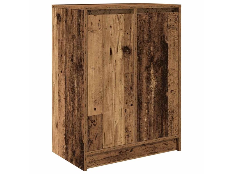  Meuble à chaussure, armoire à chaussures vieux bois 57x34x76 cm bois d'ingénierie  - Conforama A