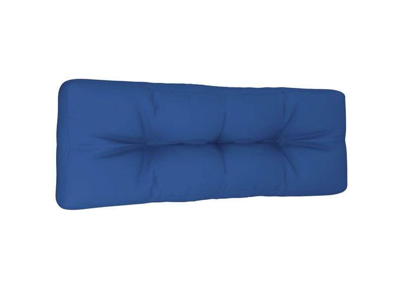  Coussin de palette, coussin de chaise, coussin de canapé bleu royal 120x40x12 cm tissu cf55318  - Conforama D