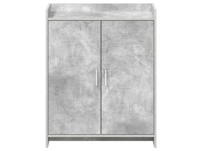  Meuble à chaussure, cabinet à chaussures avec stockage gris béton 73,5x36x92 cm shl2260  - Conforama E
