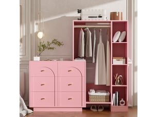 Lit jeune <strong>SWEIKO</strong> <strong></strong> coloris rose largeur 139 cm