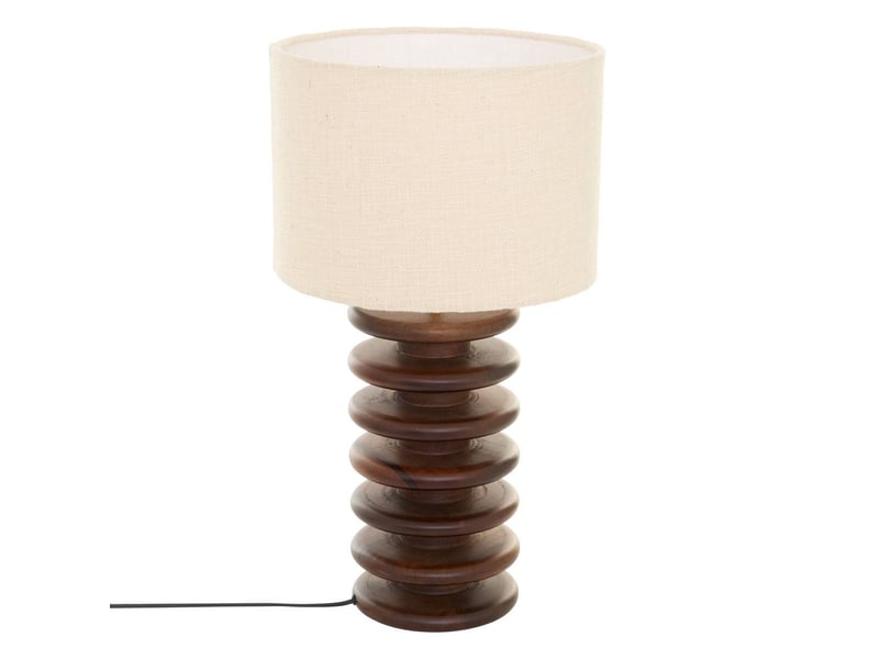  Lampe rochi cylindrique h.60cm marron ROCHI - Conforama A